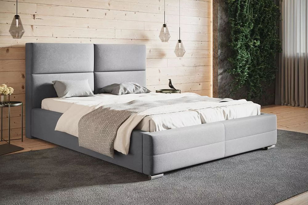 Gulta Bed 3 standard ar stelāžu Guļamvietas platums: 160 cm, Guļamvietas garums: 200 cm, stelāžas tips: koka, · Gaiši pe