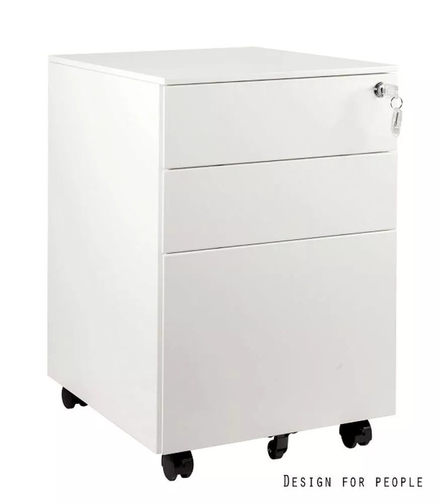 Kumode Kontener XD-040-3 · Balts · 50 × 39 × 60 cm