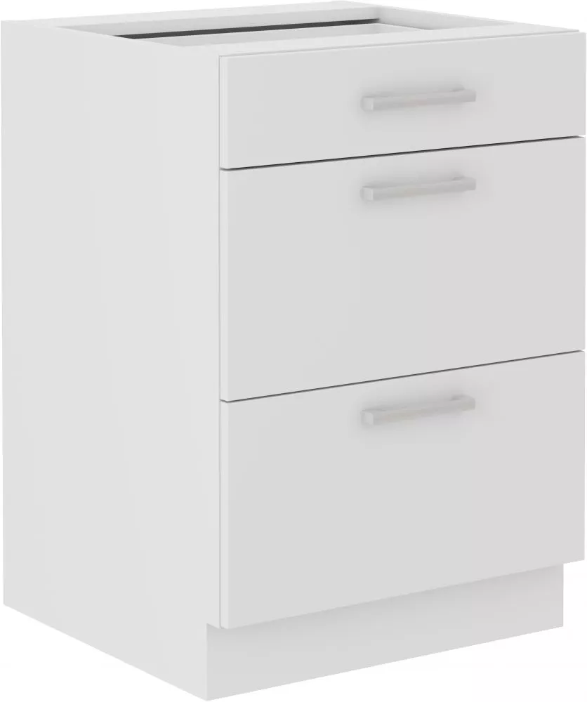 Virtuves skapis Eko White 60 D 3S BB · Balts