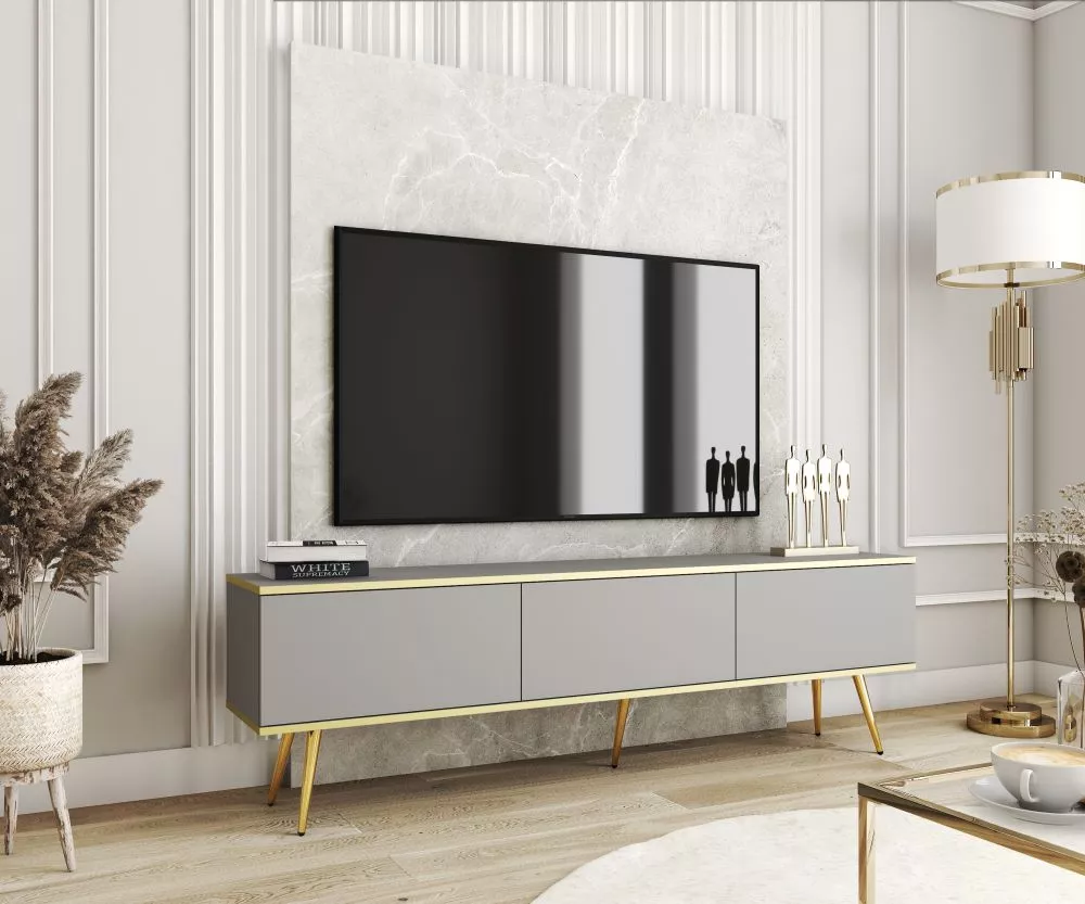 TV tumba Oro Gold · 175 × 32 × 53 cm
