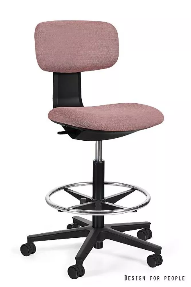 Datorkrēsls Robin Plus Comfort Korpusa krāsa: melns, Elementu krāsa: rozā, Sēdvietas platums: 42.5 cm, · 45.5 × 63 × 93 