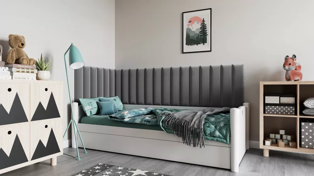 Panelis Quadratta 210x90x60 · Pelēks · 300 × 60 cm