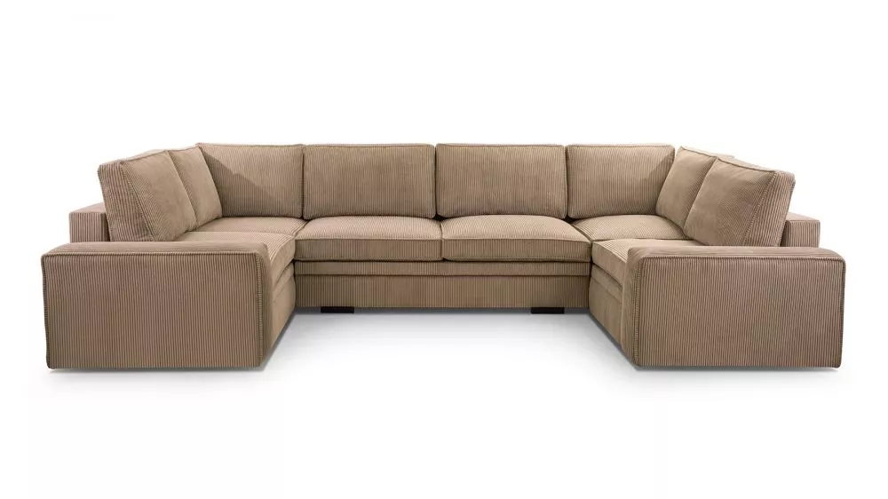 Dīvāns Toledo U Standard · Brūns · 195 × 378 × 93 cm
