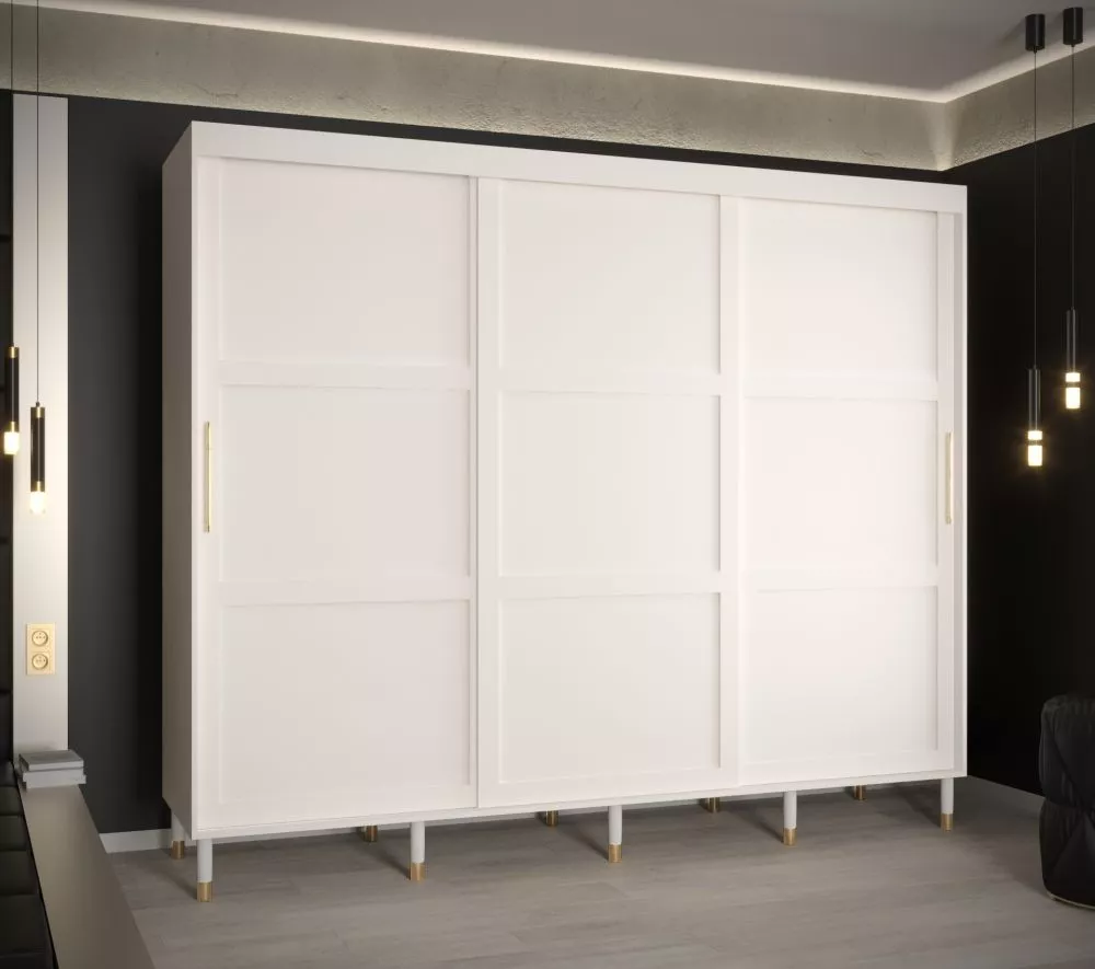 Skapis Calipso Ramiak 1 · Balts · 250 × 62 × 208 cm