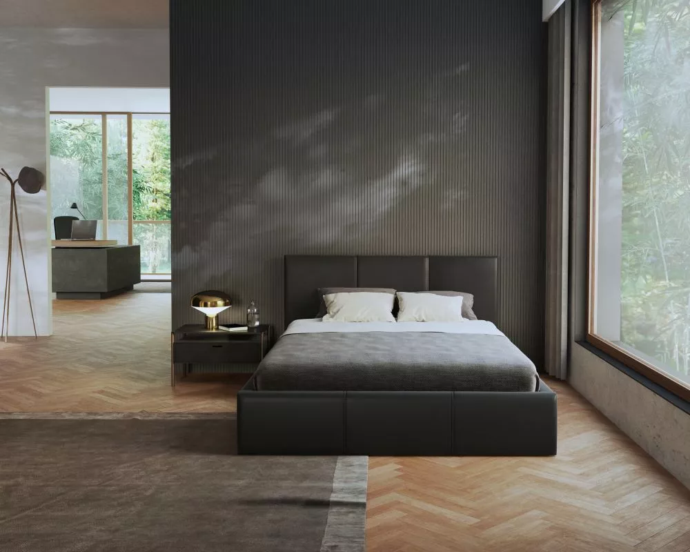 Gulta Prestige Standard ar stelāžu Guļamvietas platums: 160 cm, Guļamvietas garums: 200 cm, stelāžas tips: metāla, · Mel