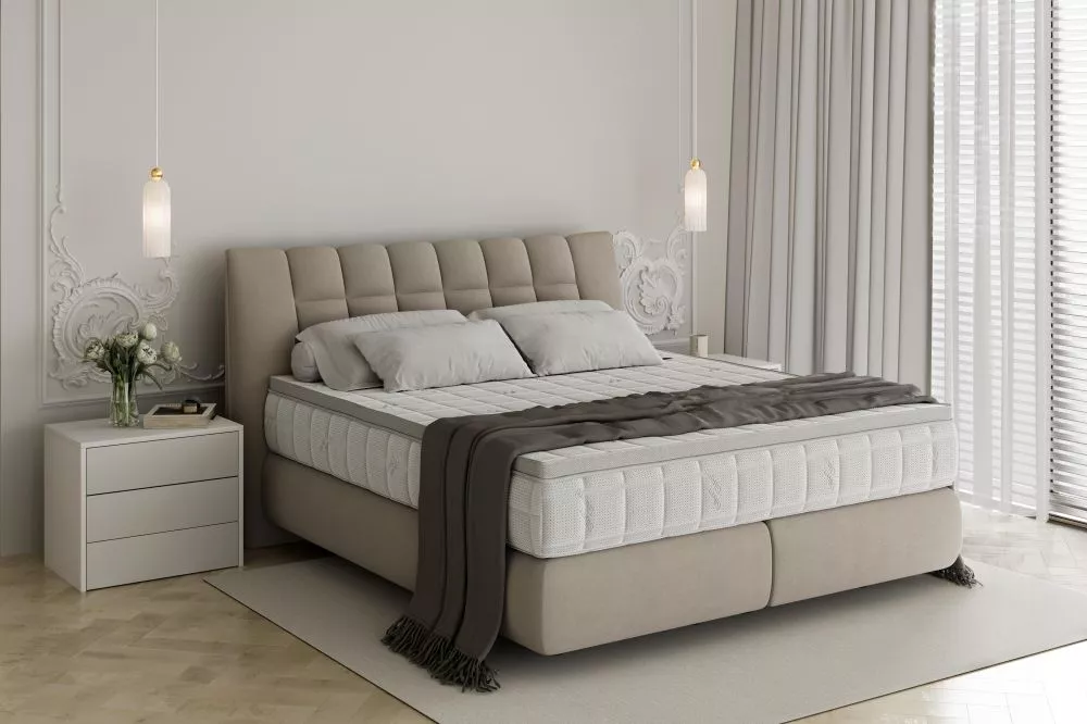 Gulta Diuna Guļamvietas platums: 140 cm, Guļamvietas garums: 200 cm, · 156 × 227 × 119 cm
