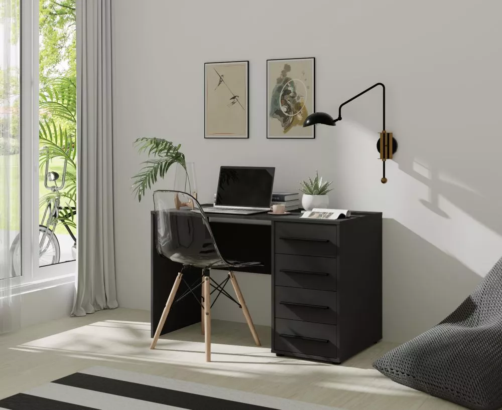 Bērnu rakstāmgalds Maxione MX-01 · Melna · 120 × 75 × 60 cm