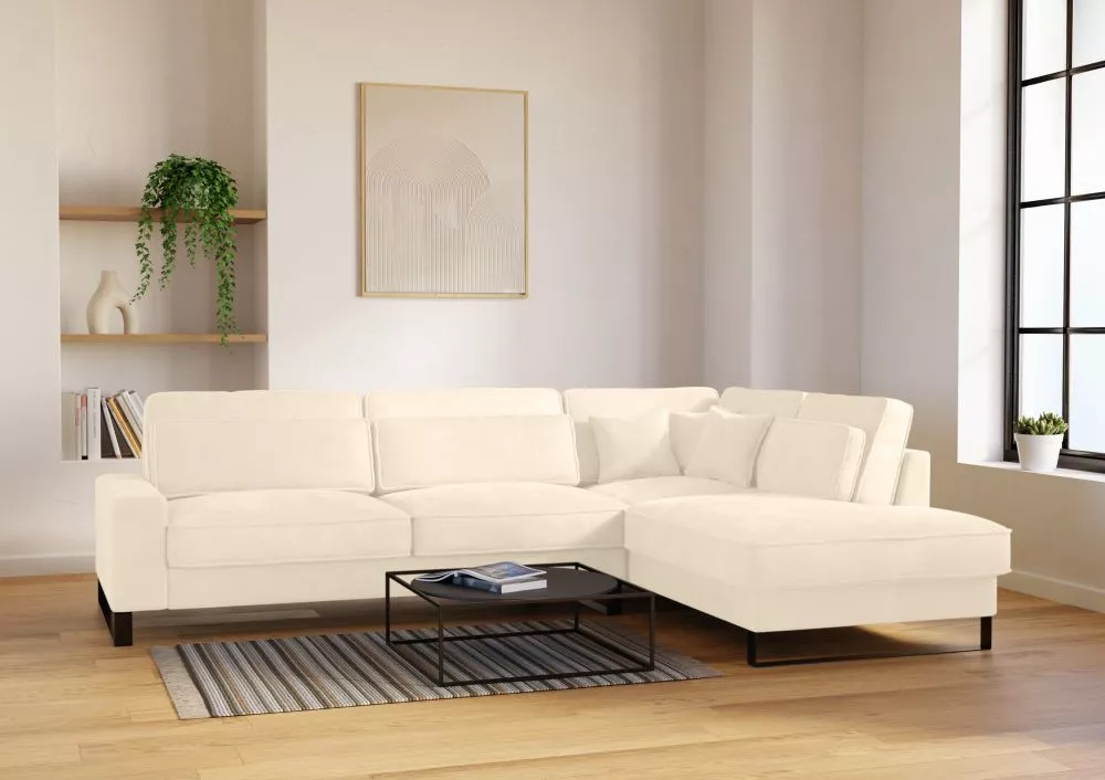 Dīvāns Blossom Standard · Krēms · 242 × 310 × 110 cm