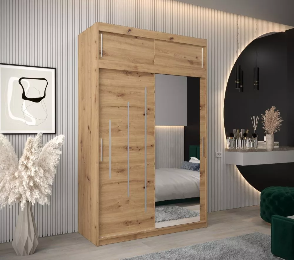 Skapis York 2 Premium · Ozols artisan · 150 × 62 × 240 cm