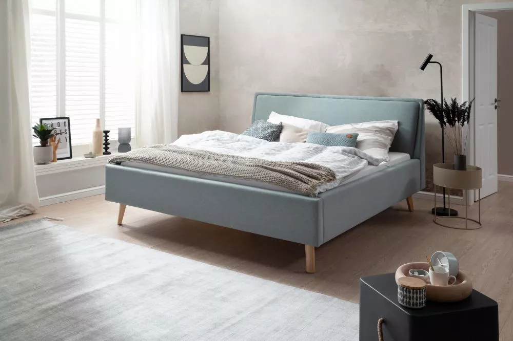 Gulta Frieda Oak Premium Standard ar stelāžu Guļamvietas platums: 160 cm, Guļamvietas garums: 200 cm, stelāžas tips: kok