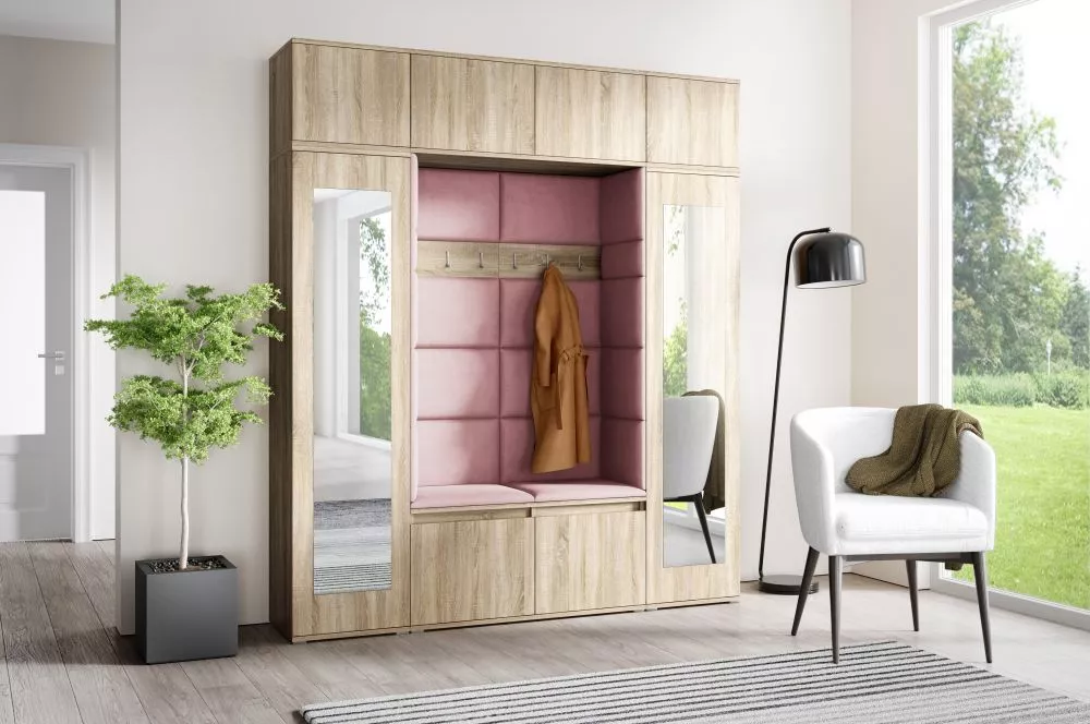 Apavu plaukts Emi 32 Trinity Korpusa krāsa: sonoma, · 190 × 225 × 40 cm