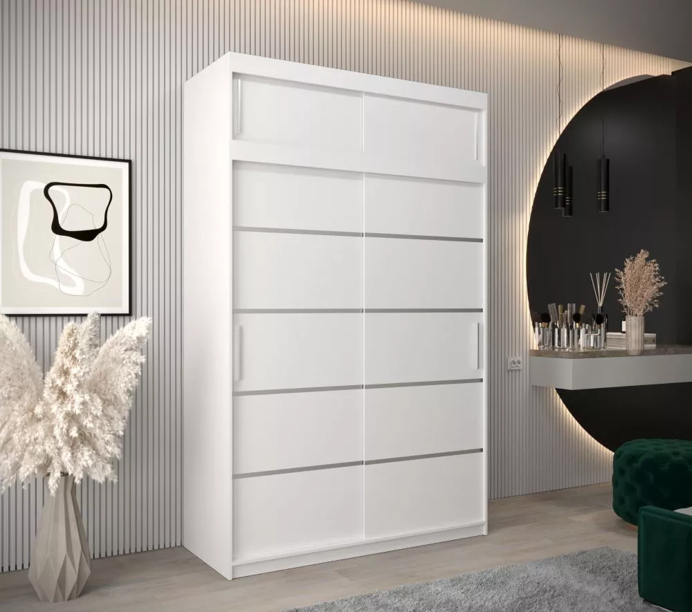 Skapis Verona 1 Premium · Balts · 150 × 62 × 240 cm