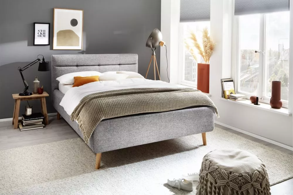 Gulta Lotte Premium Standard ar stelāžu Guļamvietas platums: 140 cm, Guļamvietas garums: 200 cm, stelāžas tips: koka, · 