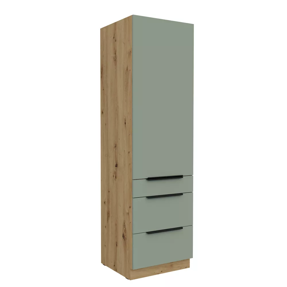 Virtuves skapis Aria Aquamarine 60 DKS-210 3S1F