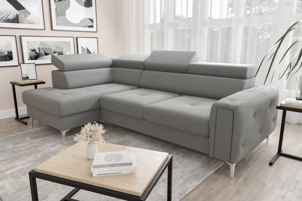 Dīvāns Orion Premium standard · Pelēks · 165 × 255 × 78 cm