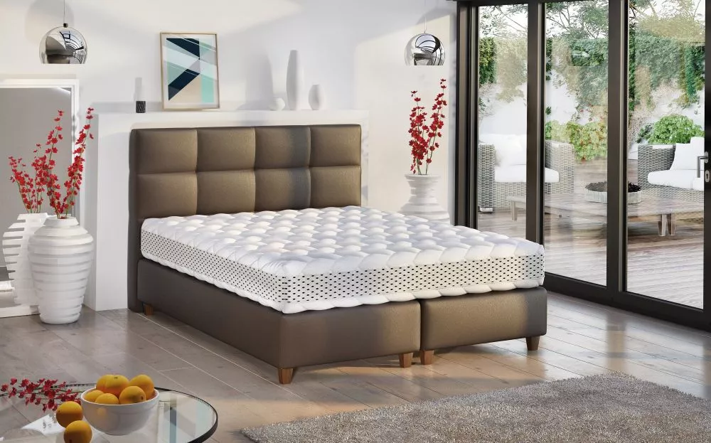 Gulta Isabel Standard Guļamvietas platums: 160 cm, Guļamvietas garums: 200 cm, · Brūns · 160 × 215 × 118 cm
