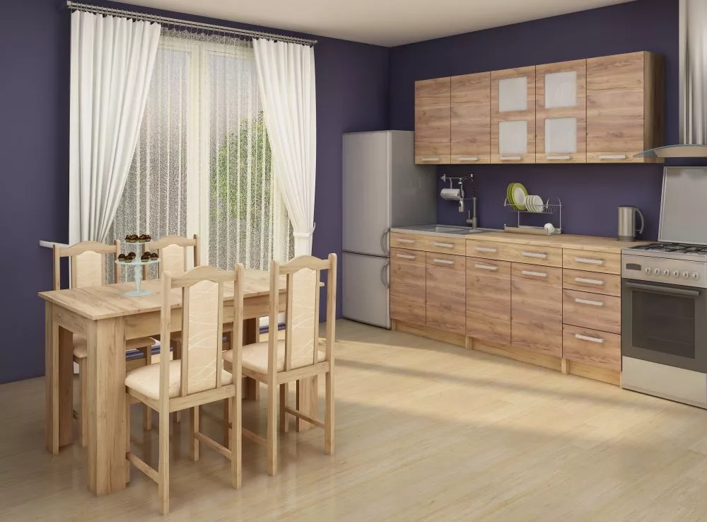 Virtuves komplekts Polo 2 Kitchen Set Materiāls : laminēta KSP,
