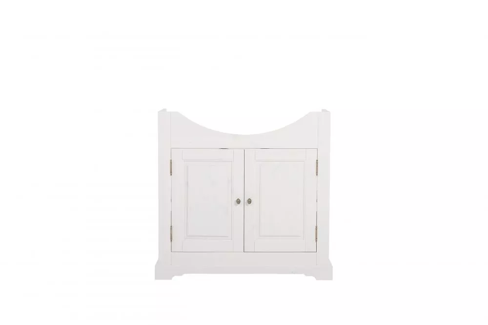 Vannas istabas skapītis Romantic 861 · Balts · 85 × 81 × 35 cm