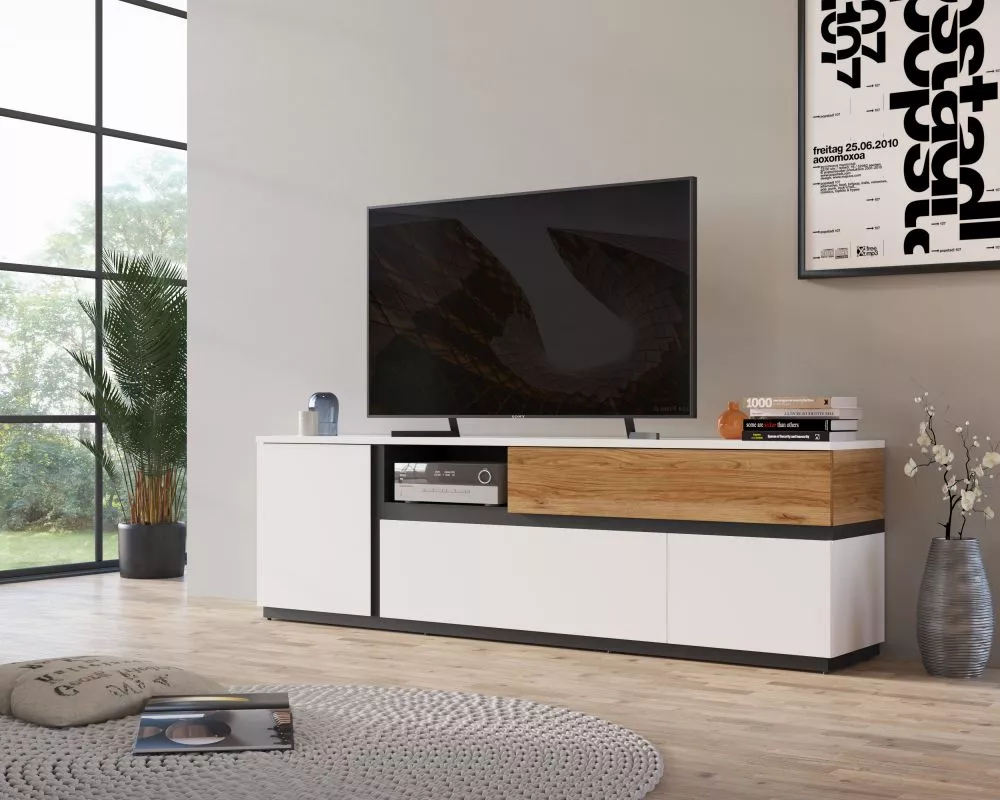 TV tumba Duke F02 · 210.5 × 40 × 63.4 cm