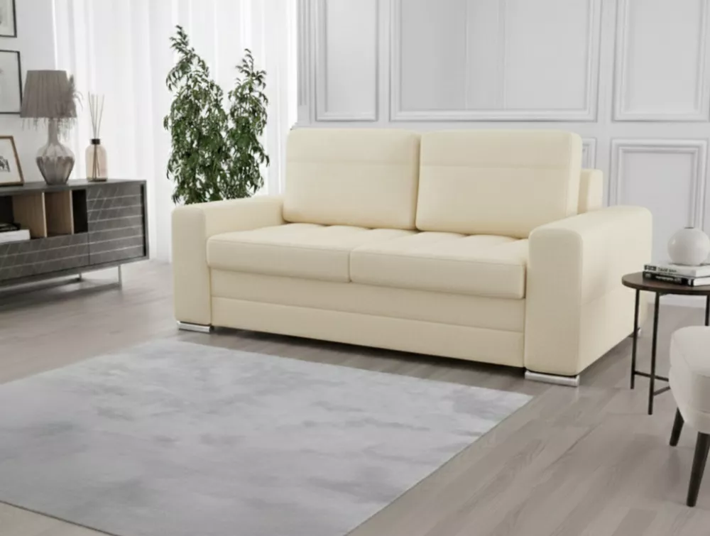 Dīvāns Verona 3 Sofa Standard · Krēms · 100 × 187 × 82 cm