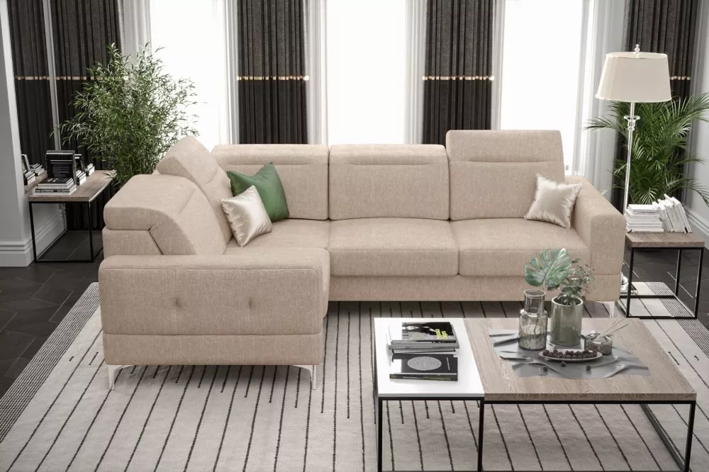 Dīvāns Malibu standard · Bēšs · 185 × 250 × 90 cm