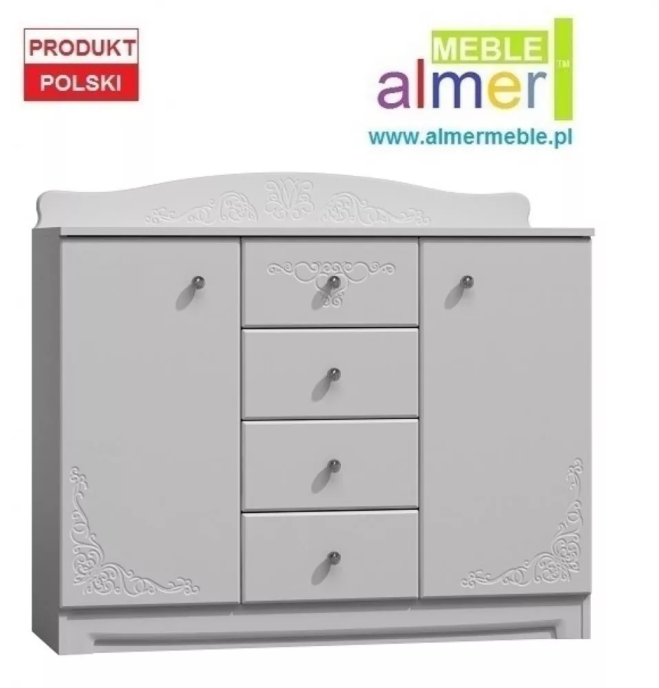 Kumode Magic 12 · Balts · 120 × 47 × 102 cm