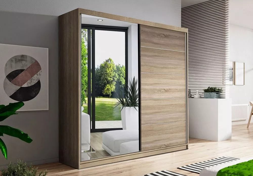 Skapis Bono 05 · Sonoma · 160 × 61 × 195 cm