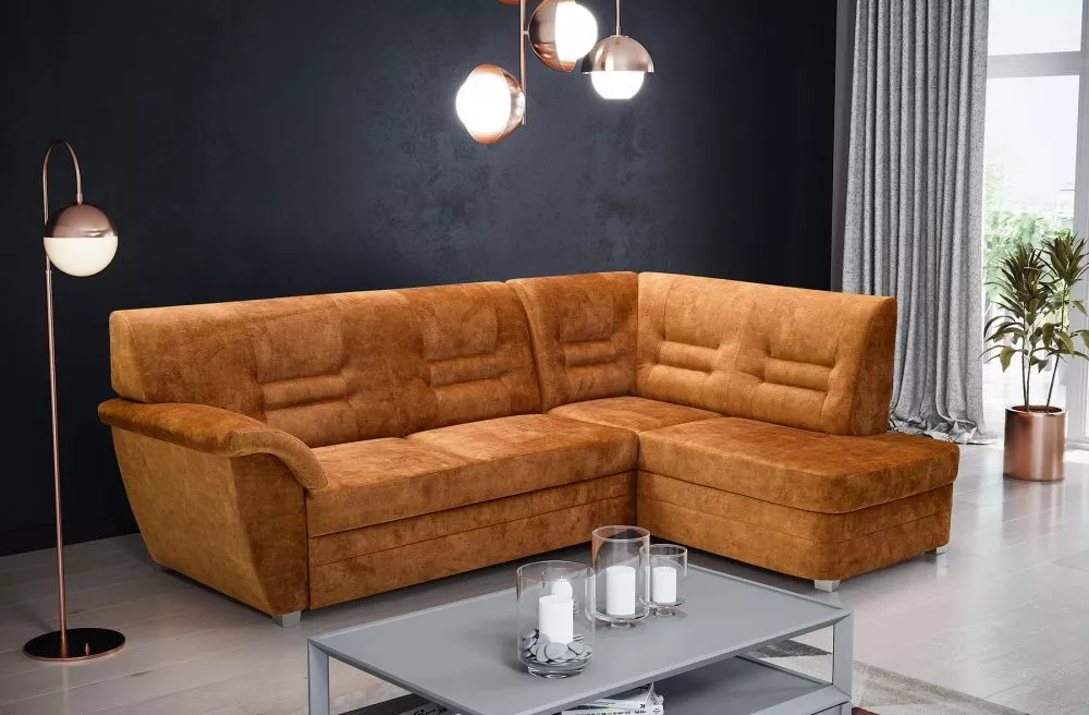 Dīvāns Jordania Standard · Oranžs · 170 × 257 × 92 cm