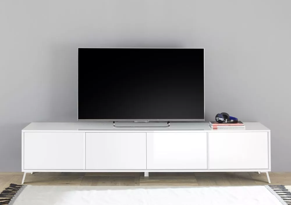 TV tumba City 09 · Balts · 205 × 40 × 48 cm