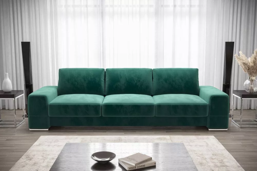 Dīvāns Zara DL Standard · Zaļš · 95 × 270 × 82 cm