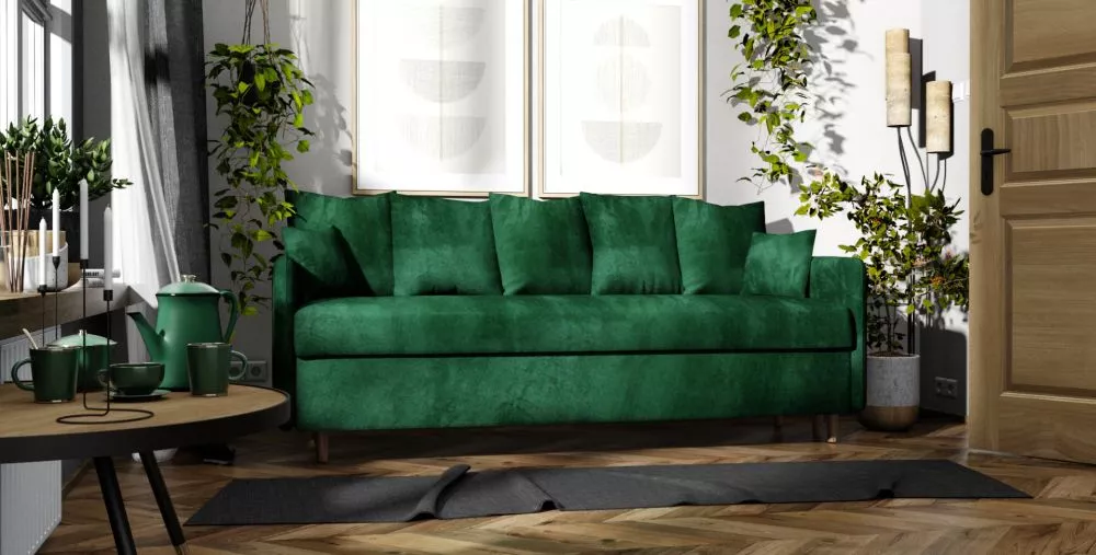 Dīvāns Grey Sofa standard · Zaļš · 85 × 206 × 100 cm