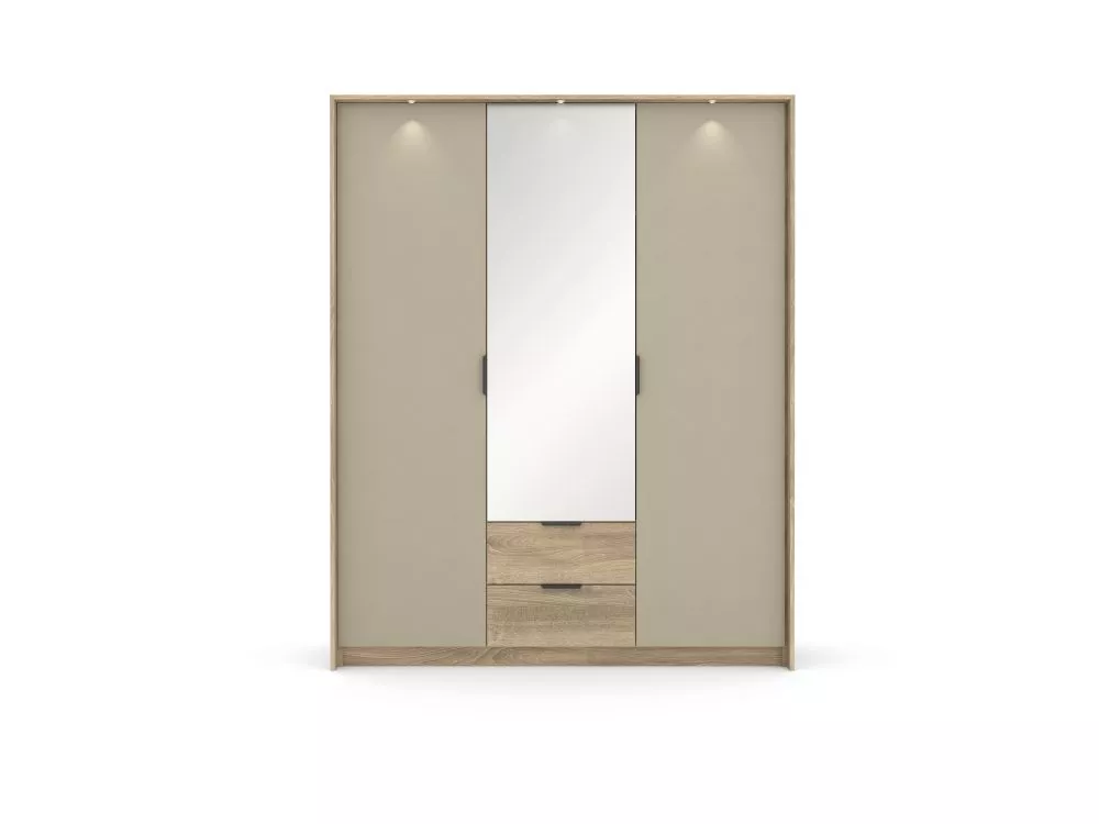 Skapis Letto A/B ar LED · 168 × 59 × 210 cm