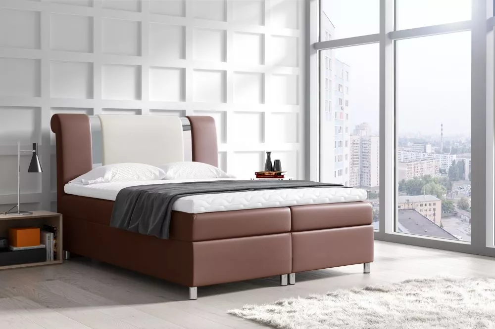 Gulta Mars Premium Standard Guļamvietas platums: 140 cm, Korpusa krāsa: brūns, Guļamvietas garums: 200 cm, · 140 × 229 ×