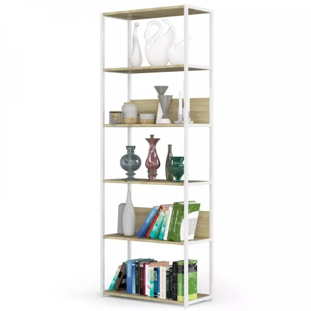 Plaukts Loft White · Sonoma · 70 × 192 × 32 cm