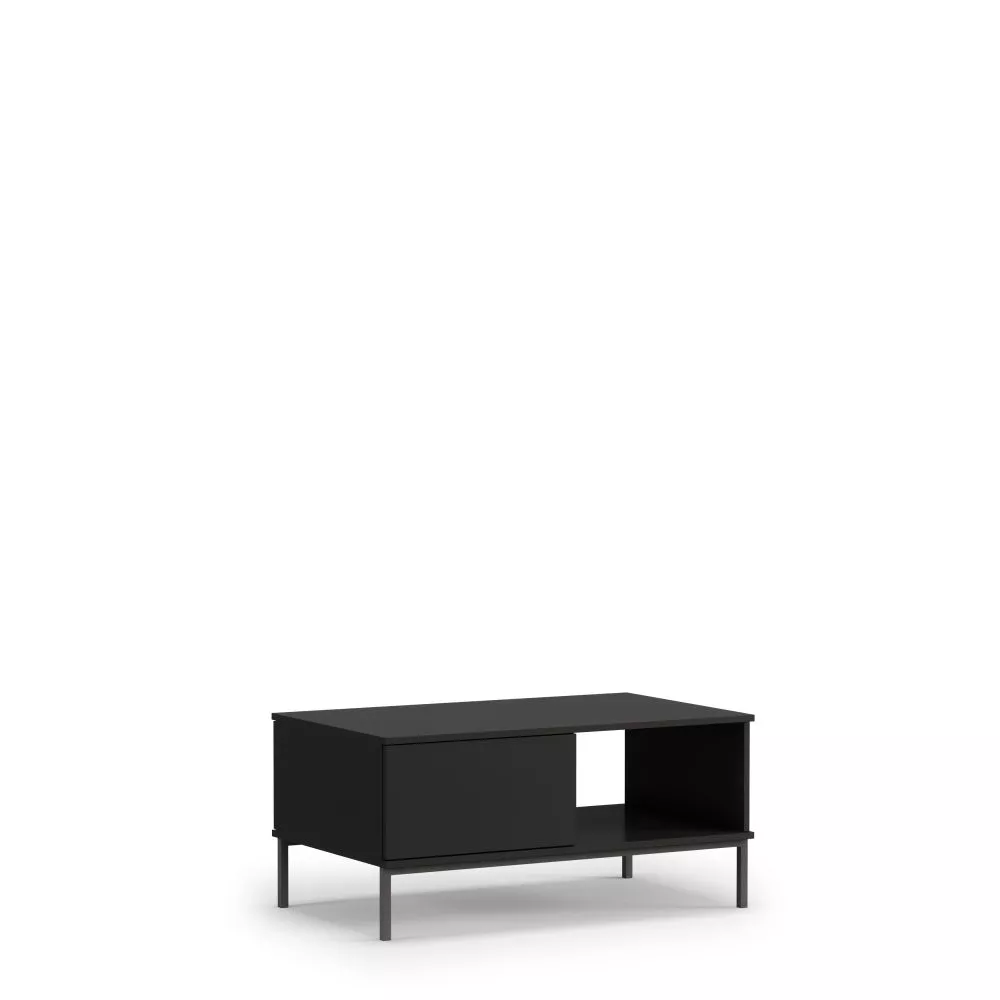 Žurnālgalds Querty QT-02 · Melns · 100 × 60 × 47 cm