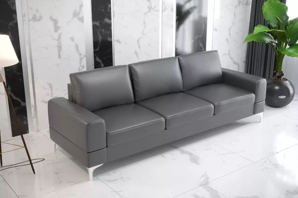 Dīvāns Aria DL Standard · Tumši pelēks · 97 × 250 × 88 cm