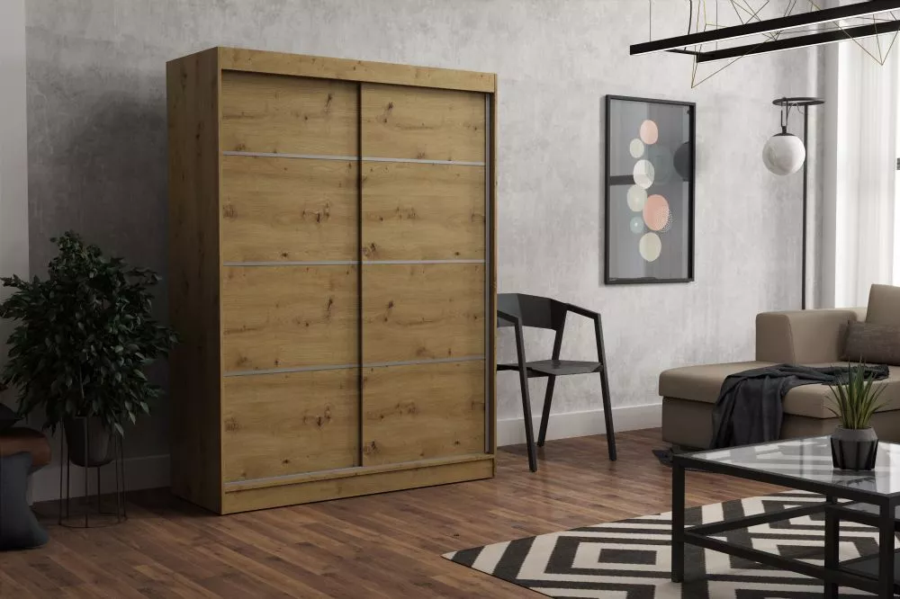 Skapis Rob · Ozols artisan · 160 × 60 × 215 cm
