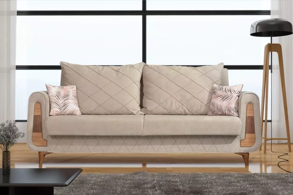 Dīvāns Blanka Oak standard · Bēšs · 97 × 244 × 101 cm