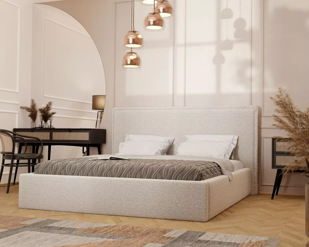 Gulta Cofy Standard ar stelāžu Guļamvietas platums: 160 cm, Guļamvietas garums: 200 cm, stelāžas tips: koka, · Bēšs · 20