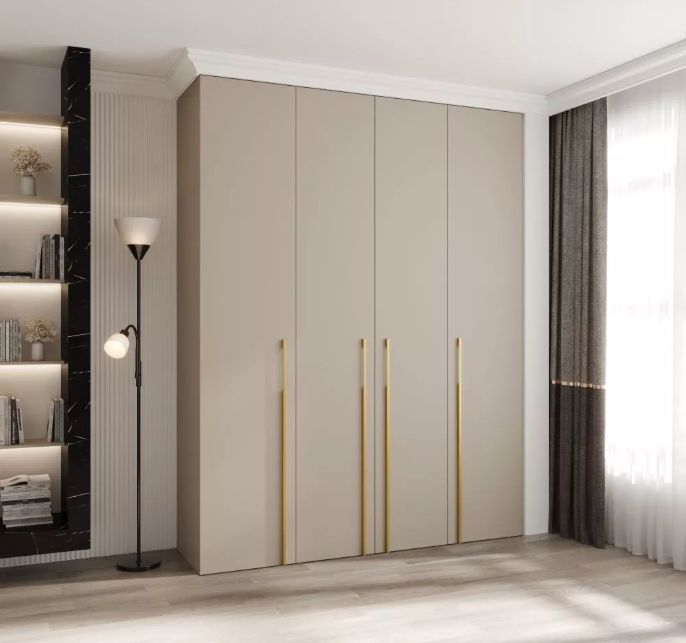 Skapis Como 3 · Kašmira · 190 × 50 × 245.5 cm