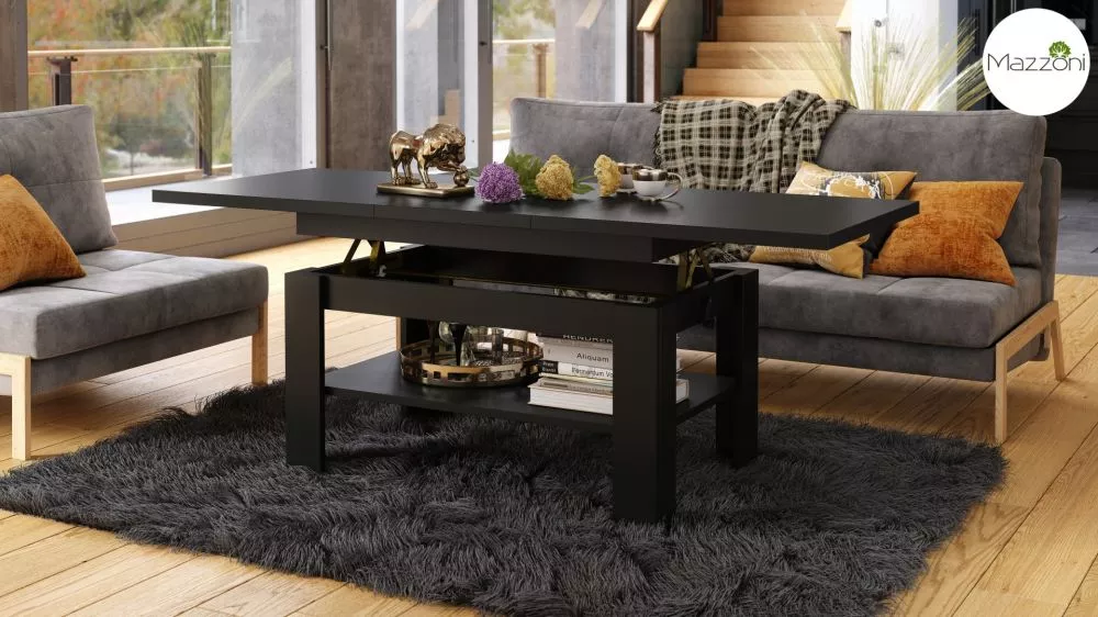 Žurnālgalds Rio Transformer Korpusa krāsa: melns, · 130 × 65 × 55 cm