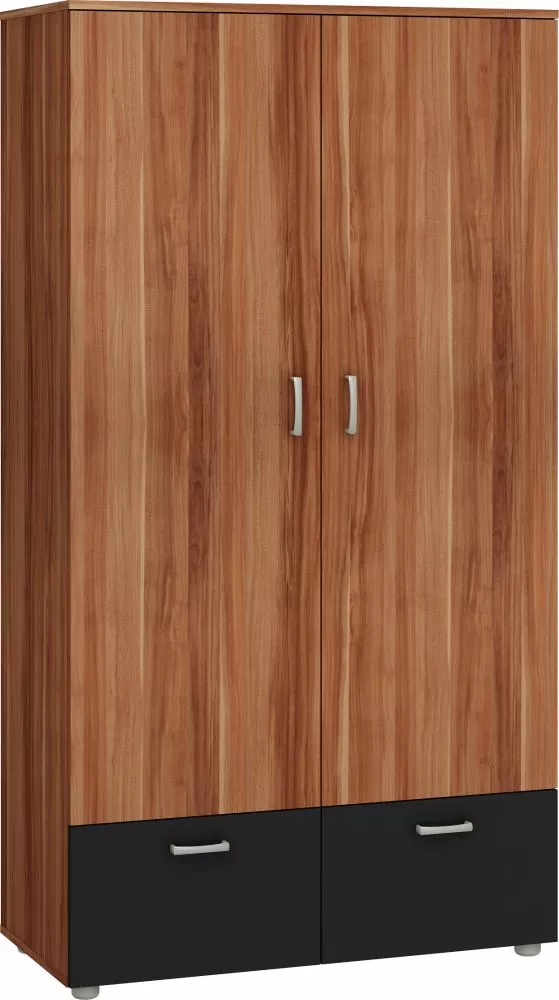 Skapis Magic mag 05 · Plūmju + melns spīdīgs · 96 × 45 × 180 cm