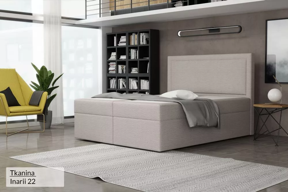 Gulta Musso Premium Standard Guļamvietas platums: 140 cm, Guļamvietas garums: 200 cm, · Krēma · 142 × 210 × 120 cm