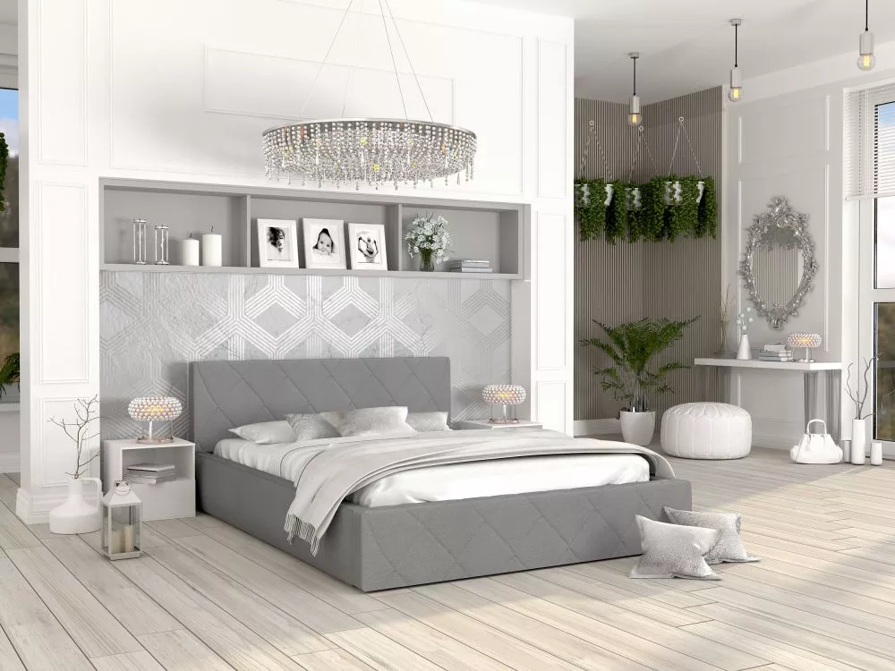Gulta Caro Premium Standard ar stelāžu Guļamvietas platums: 140 cm, Guļamvietas garums: 200 cm, stelāžas tips: metāla, ·