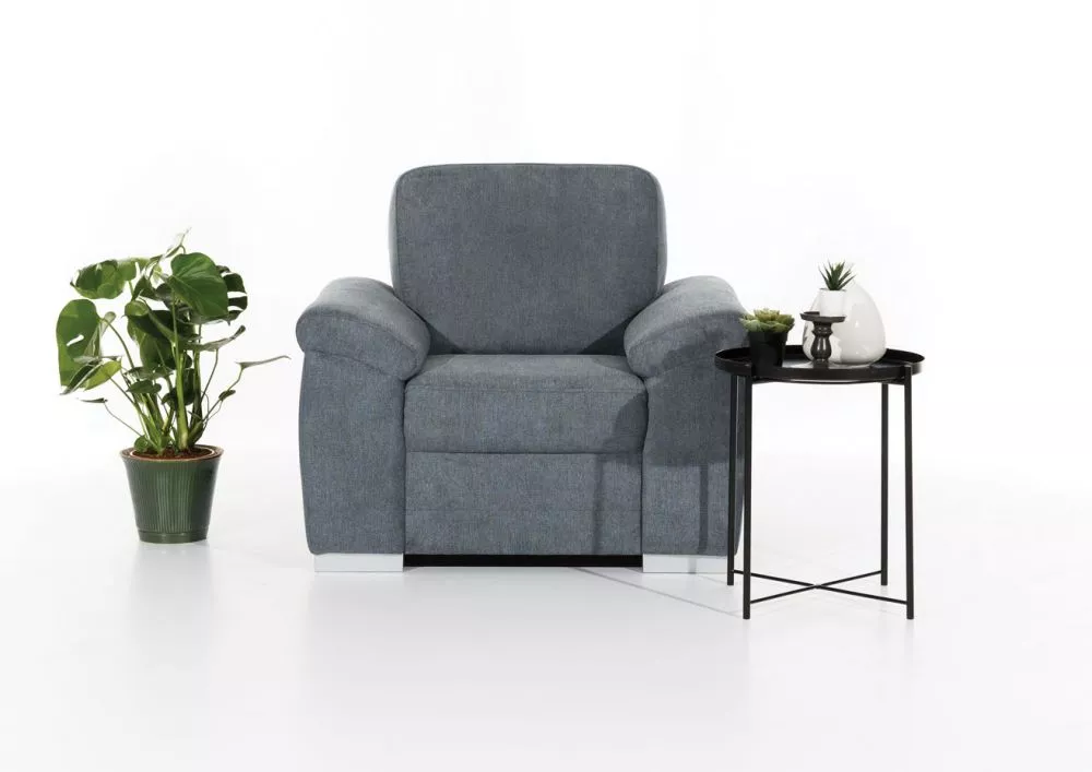 Mīksts krēsls Barello 1S standard · Tumši pelēks · 100 × 87 × 90 cm
