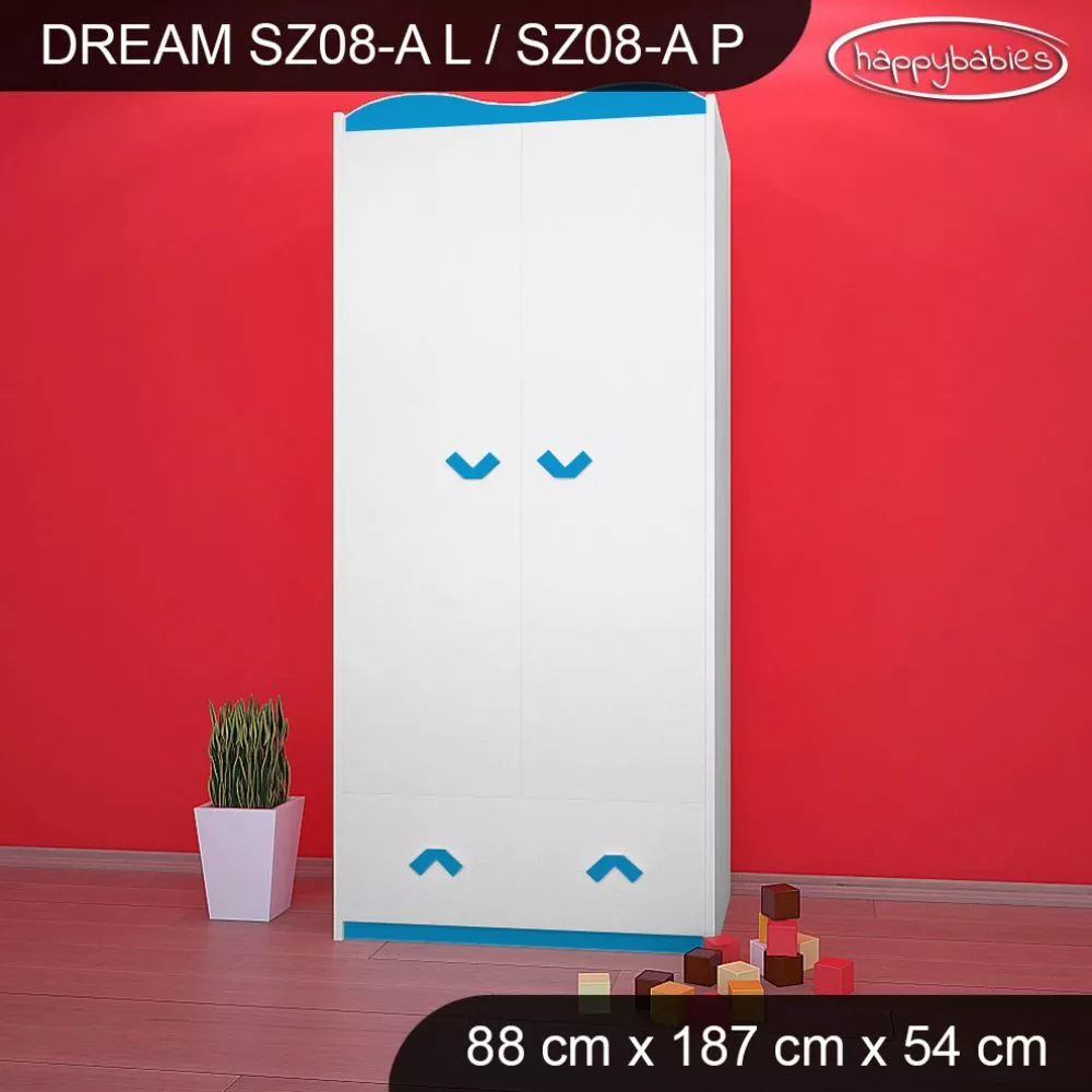 Bērnu skapis Dream SZ08-A · 88 × 54 × 187 cm