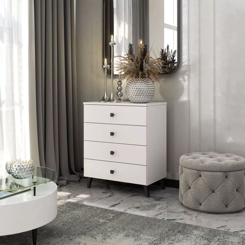 Kumode Mobi K60 4S · Balts · 60 × 37 × 73 cm
