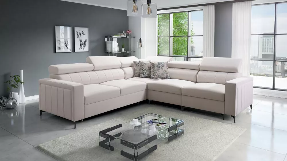 Dīvāns Baltico 4 Premium Standard · Krēma · 275 × 275 × 83 cm