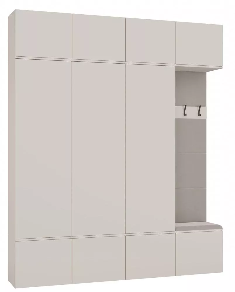 Koridora iekārta Haga Set 3SZ1W · Kašmira · 200 × 35 × 238 cm