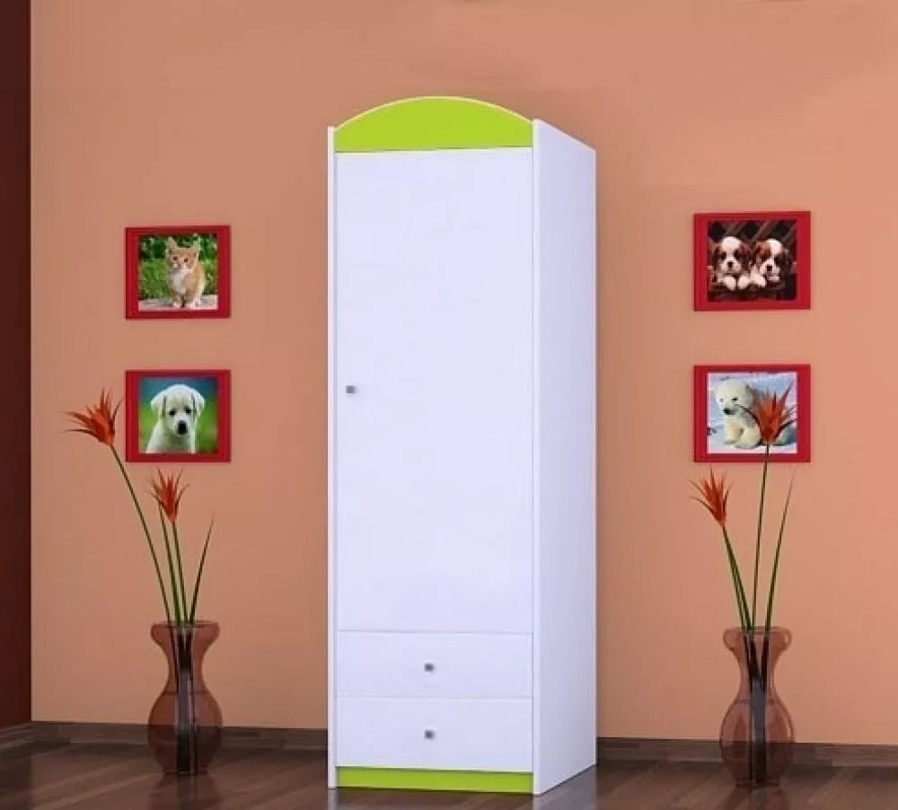 Bērnu skapis Happy SZ04-A · 60 × 54 × 187 cm